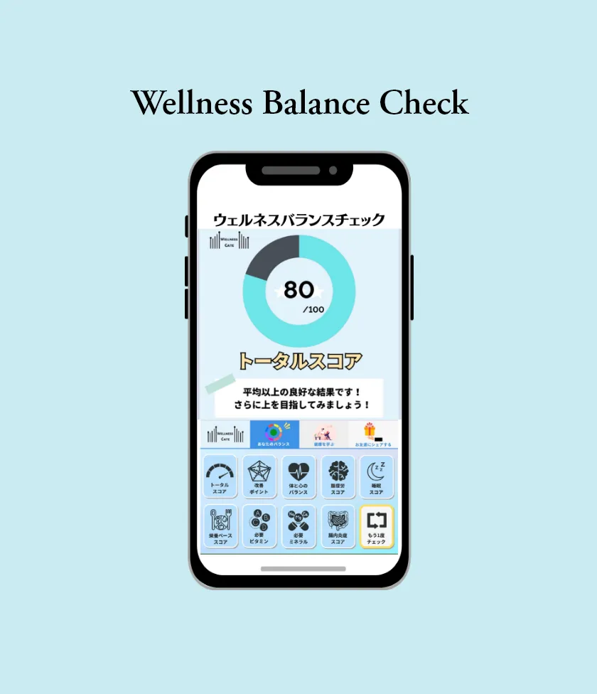 ウェルネスバランスチェック（無料アプリ）